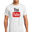 YOUTUBE WHITE GRAPHIC T.SHIRT