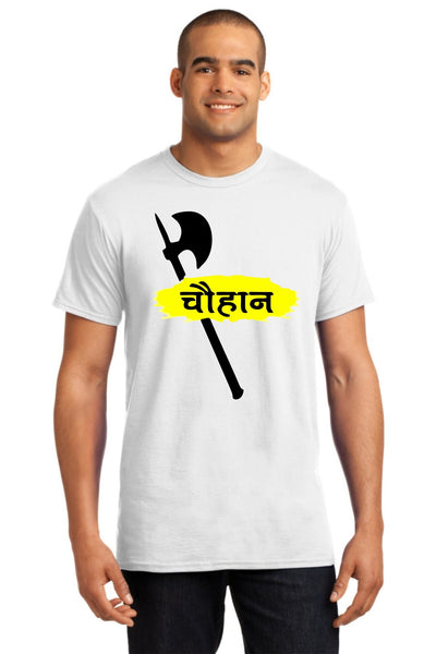 CHOUHAN WAX WHITE TSHIRT